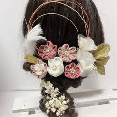 髪飾り　つまみ細工　袴　成人式　和装　前撮り　振袖　卒業式　結婚式　匿名配送