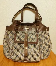 BURBERRY BLUE LABEL 　ノバチェック柄　ワンショルダーバッグ