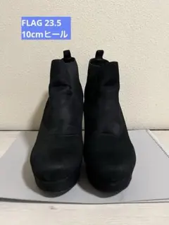 ブーティ ショートブーツ スエード 黒