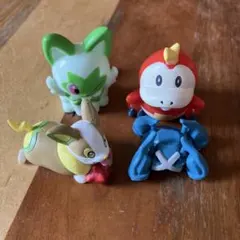 ポケモン フィギュア マスコット　ニャオハ ホゲータ メタグロス　ワンパチ