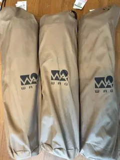 WAQ インフレータブル式マット 8cm オリーブ・タン 2個セット 中古