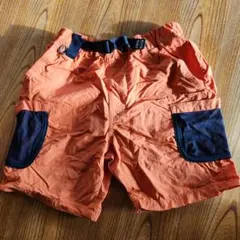 オレンジ ハーフパンツ 水陸両用