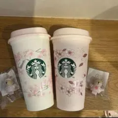 スタバ　スターバックス リユーザブルカップ SAKURA 2個セット　473ml