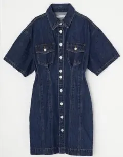 デニムワンピ　ワンピース　moussy
