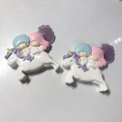 キキララ 50th ハッピーセット リトルツインスターズ ユニコーンコーム２個