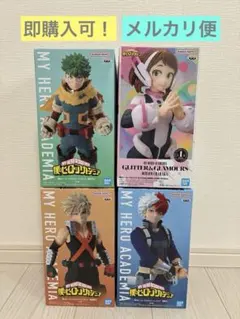 新品未開封】ヒロアカ 緑谷出久 爆豪勝己 轟焦凍 トガヒミコ 4体