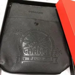 JUGGLER レザーショルダーバッグ ブラック