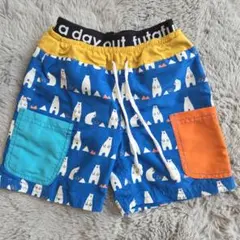 フタフタ クマ柄の男の子用水着９０cm