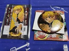 鬼滅　ジャンプキャラクターズストア　缶バッジ　我妻善逸【2点セット】