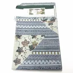 帯8759 ●高級 正絹 紬 六通 袋帯 辻ヶ花 帯8759 ○高級 正絹 紬 六通 袋帯 辻ヶ花 - メルカリ