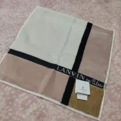 LANVIN en Bleu ハンカチ　ランバンオンブルー