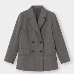 GU チェック柄 ジャケット