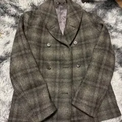 BEAMS ダブルブレスト チェックジャケット　コート 美品