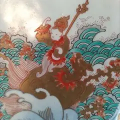江戸後期~明治 古薩摩金襴手菊割鉢 幅約12.5㎝ 新Y8-0501☆ トコト