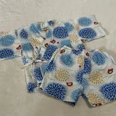 ミキハウス　ホットビスケッツ　甚平　花火柄　90