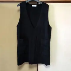 アーバンリサーチSONNYLABEL オーバーサイズ ブラックニットベスト