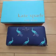 kate spade NEW YORK 孔雀柄 長財布のサムネイル