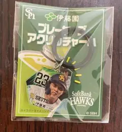 福岡 ソフトバンク ホークス 周東佑京 プレーヤーズアクリルチャーム セブン