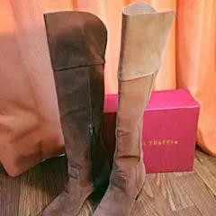 スエードニーハイブーツ