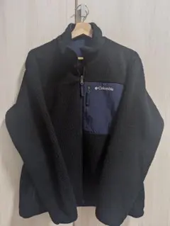 Columbia シュガードーム リバーシブル フリース × ナイロン 黒×紺