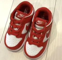 【新品】12cm NIKE DUNK LOW TD ナイキ ダンク ベビー 赤白