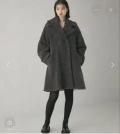 EMMEL REFINES ダブルボタン ボアコート