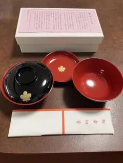 お食い初め用 漆食器セット　会津漆器