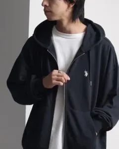 U.S. POLO ASSN. パーカー ブラック