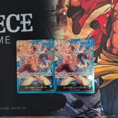ワンピースカード エース＆ニューゲート 2枚セットのサムネイル