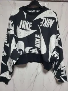美品✨】 NIKE ビッグスウォッシュ レオパード スウェット ヒョウ柄 M 