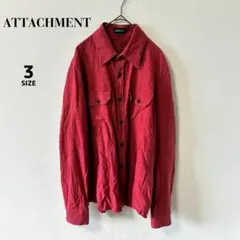ATTACHMENT シャツ 長袖 ワーク ネルシャツ アタッチメントのサムネイル