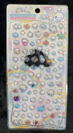 ぷくぷくあわわちゃん ジュエルプチドロップ シール