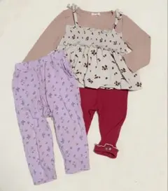 3点セット　未使用あり　バースデー　イチゴ　トップス　さくらんぼ　花柄　GU