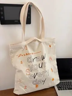 トートバッグ 韓国 刺繍 レディース sozakka