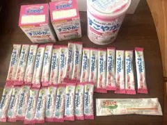 【週末セール中】すこやかM1粉ミルク　大缶1 ＋スティック69本