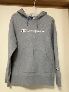 CHAMPION パーカー付きトレーナー　Sサイズ グレー