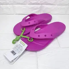 【新品タグ付き】クロックス ビーチサンダル クラシック フリップ 24 ピンク