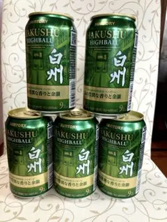 白州ハイボール缶350㎖5缶のサムネイル