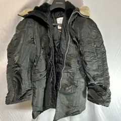 USA製 Alpha industrys モッズコート ブラック 黒