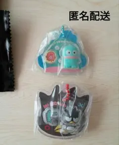 サンリオキャラクターズ　パッケージチャーム　ハンギョドン　バッドばつ丸
