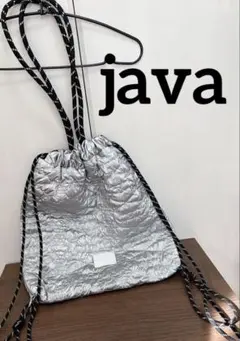 Java シャイニーキルティング２WAYハンドルトート＆ナップサック