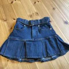 WEGO デニムスカート フリーサイズ ベルト付き