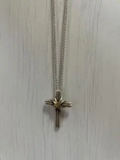 美品✨正規品ティファニー ゴールド クロスネックレス 925 750 刻印