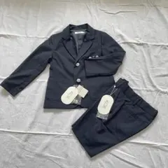 【新品】KOE 110ネイビー ジャケット・ショートパンツセット　卒園 入学