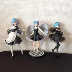 【リゼロ】レム フィギュア 3体まとめ売り セット 希少