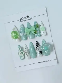 ♡現品♡ ネイルチップ 平成女児ネイルのサムネイル