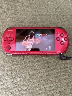 a*i様 PSP 本体 ソフト二本付き　レッド動作確認済み　ホワイトジャンク　充