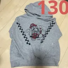 マリオ ユニクロ グレー パーカー キッズ用