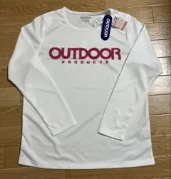 【新品タグ付】 アウトドア OUTDOOR ロンT ホワイト レディース