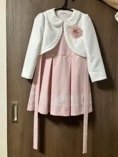 arisana ピンク フリル付きワンピースセット